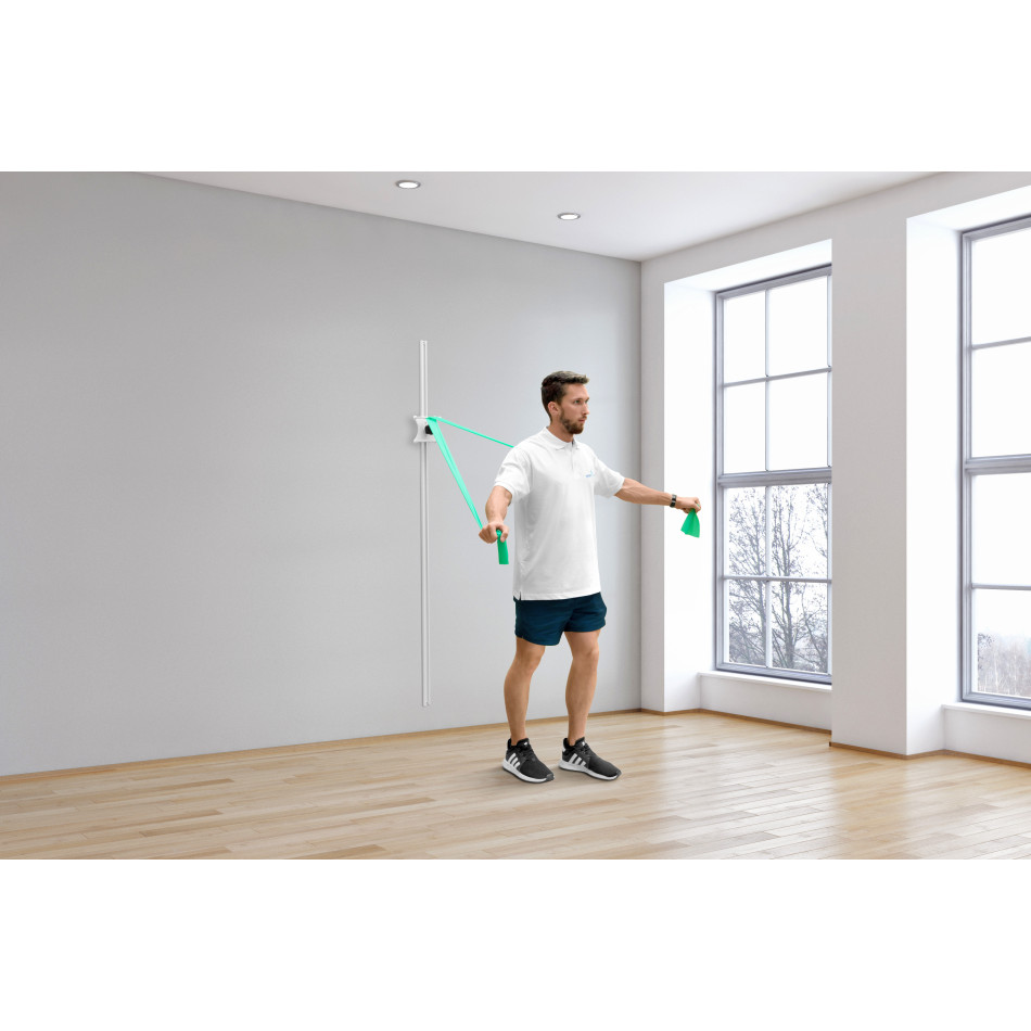 RehaCross - Multifunctional wall panel for tubing/bands exercises