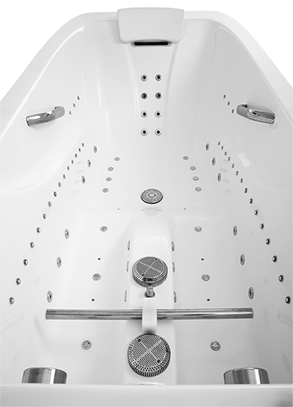 Aquaray - Therapeutic bathtub for zone hydromassage